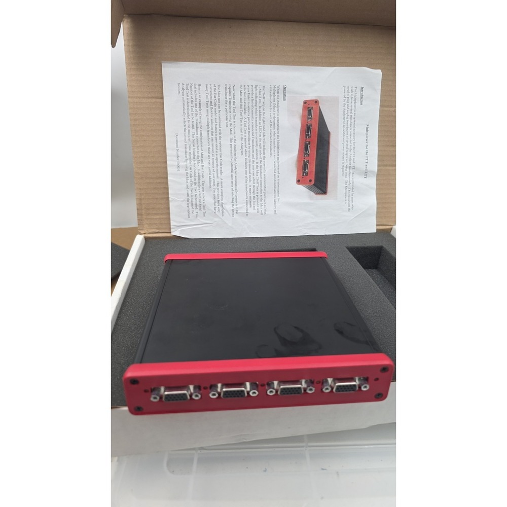 Mountz 072998 Four Channel Multiplexer for PTT and LTT in Original Box